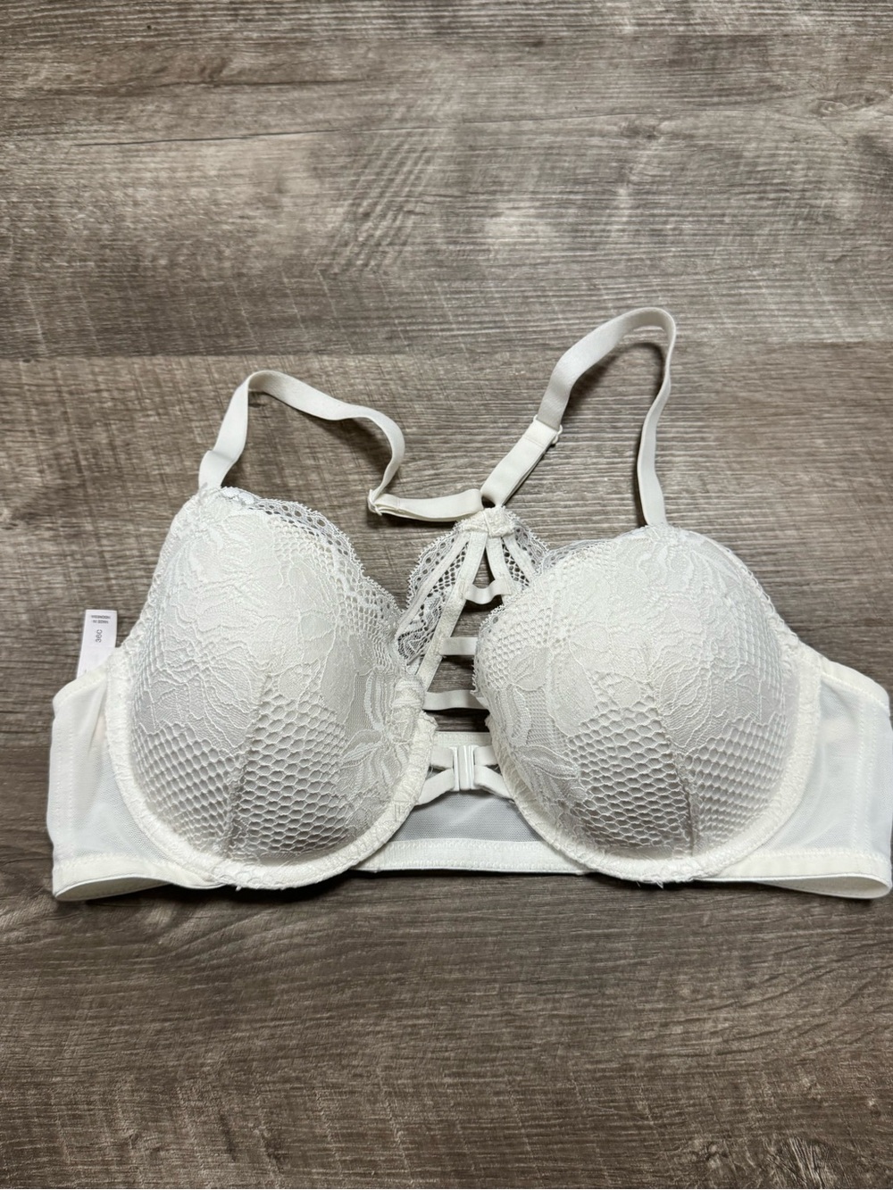 Auden Front Close Lightly Lined Racerback Bra Size 36C